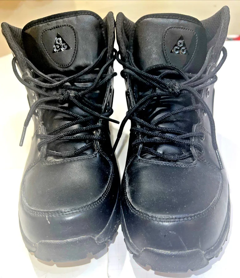 Nike Boots Mens 11 Black Manoa Acg Leather Combat Outdoor Hiking