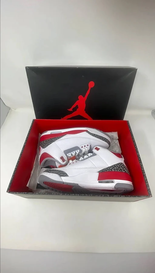 Jordan 3 Fire Red UK6.51