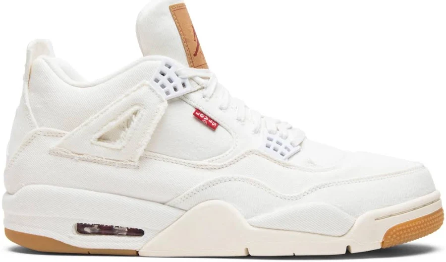 Levi's x Air Jordan 4 Retro 'Denim Blanco' AO2571-100 US 11.5