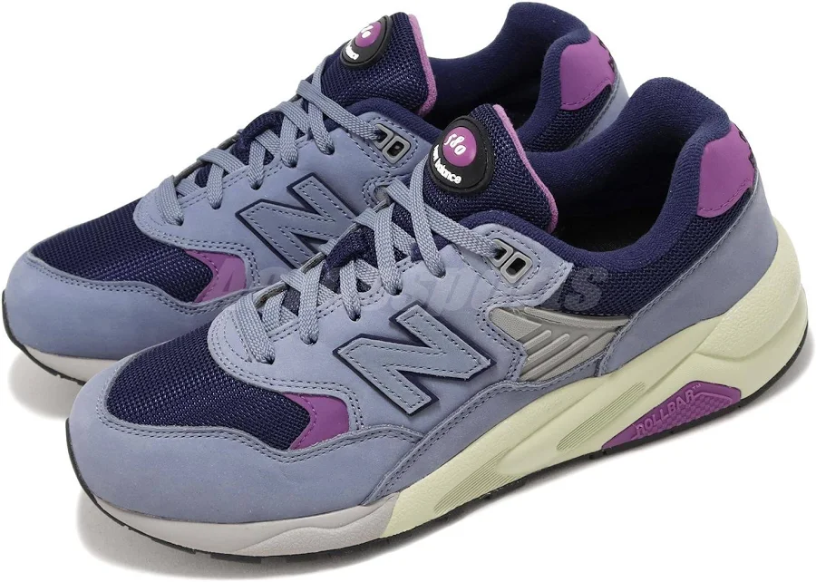 Balance 580 Nb Arctic Grey Grape Men Lifestyle Casual Shoes Mt580vb2-d