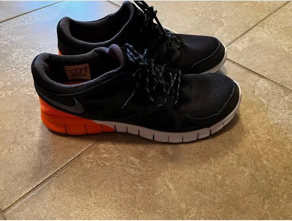 Nike Shoes | Nike Free Run 2 - Black - Iron Purple- Atomic Orange | Color: Black/Orange | Size: 11 | Farquad954's Closet
