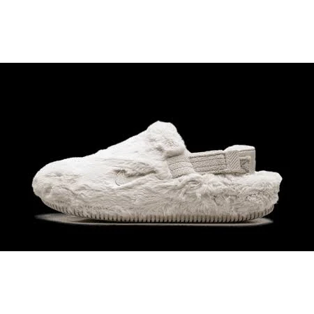 Nike Womens Calm Mule Fur Womens Sanddrift Fz3119 100 Fz3119 100 from Stadium Goods, Women's, Beige