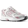 Womens New Balance 530 in Silver Metallic/ Rosewood