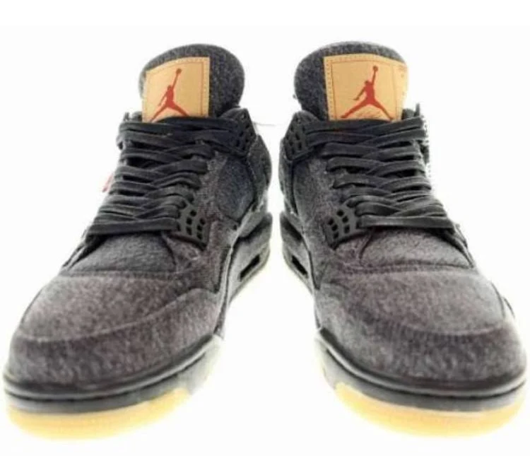 Jordan Shoes | 2018 Levi's X Air Jordan 4 Retro 'Denim' | Color: Red | Size: 10 | Aposher63's Closet
