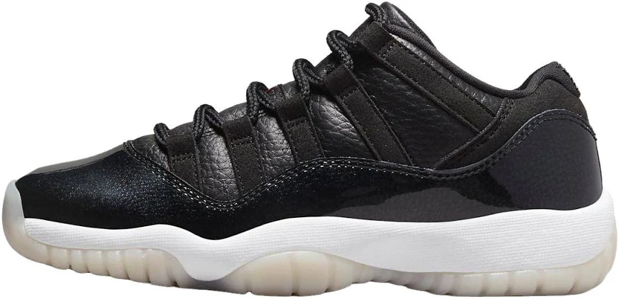 Jordan Air 11 Retro Low '72-10 - Black/white/sail