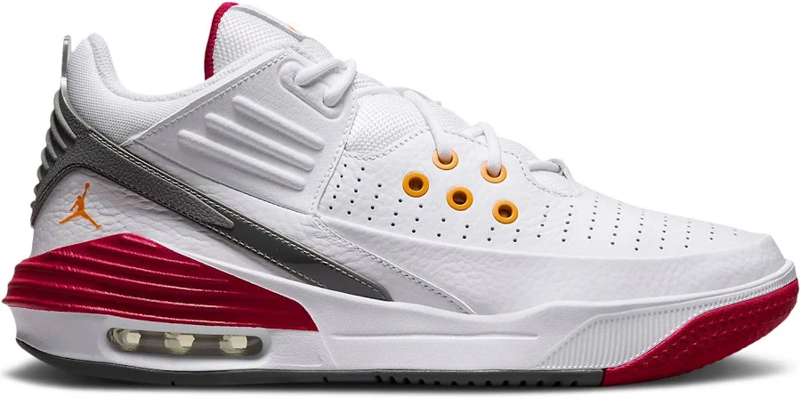 Air Jordan Max Aura 5 'White Cardinal Red' | Men's Size 9.5