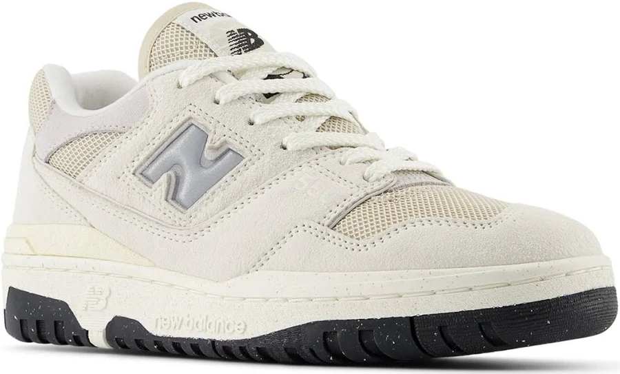 New Balance Women's BB550V1 Lace Up Sneakers - White - Size 5 - Sea Salt