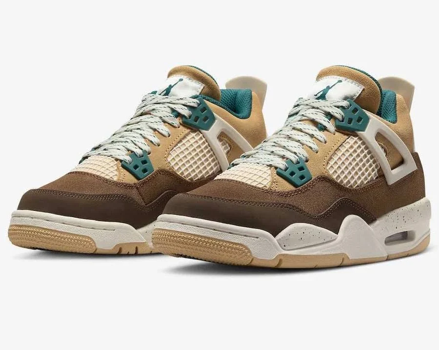 Nike Air Jordan 4 Retro Low Cacao Wow 2023 Sneakers Fb2214-200 Gs Size