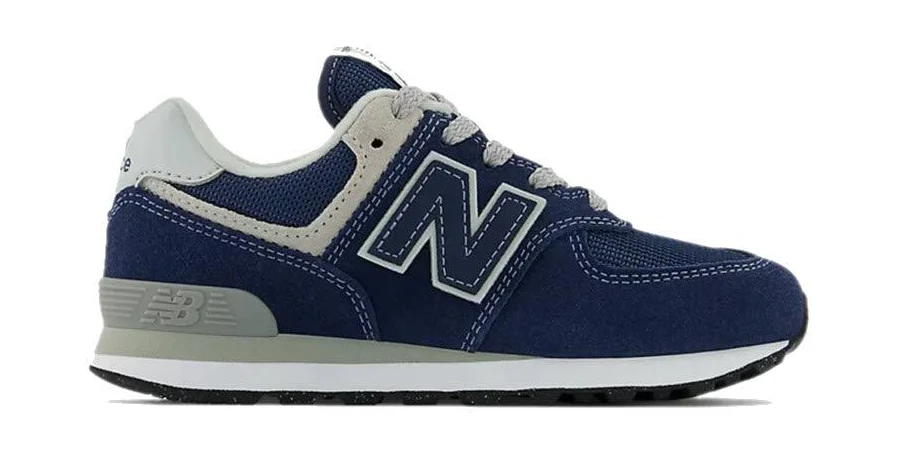 NEW BALANCE 574 NAVY - KIDS Blue / Kids 13.5 / Wide