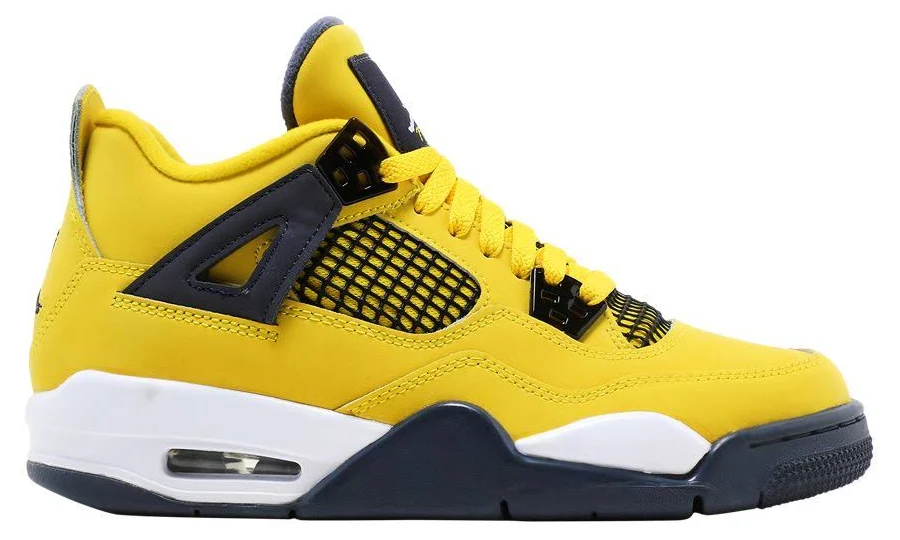 Air Jordan 4 Retro GS 'Lightning' 2021 | Yellow | Kid's Size 4.5