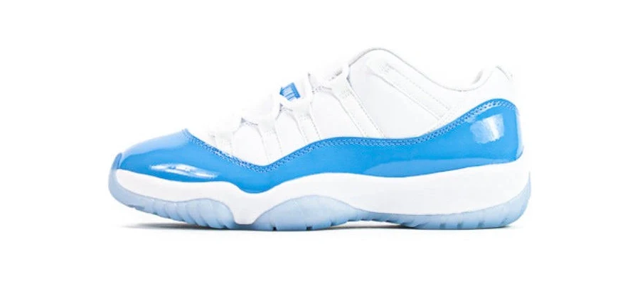 Air Jordan 11 Retro Low (White/University Blue-Black) 12.5