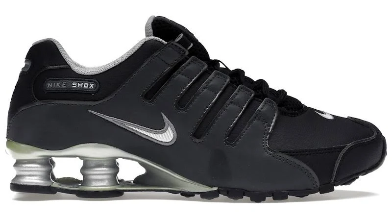 Nike Shox NZ Mens Shoes Black/White/Silver