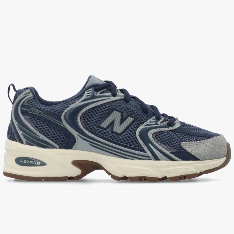 NEW BALANCE Womens 530 Navy Vintage Indigo Trainers Size: 3.5, Colo