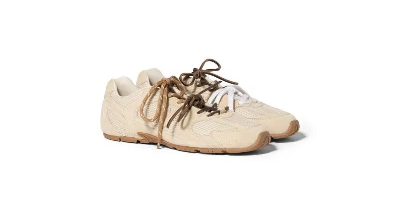 New Balance X 530 Sl Suede And Mesh Sneakers In Neutral