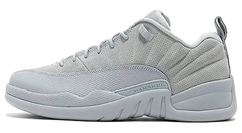 12 Low Retro 'wolf Grey' In Gray