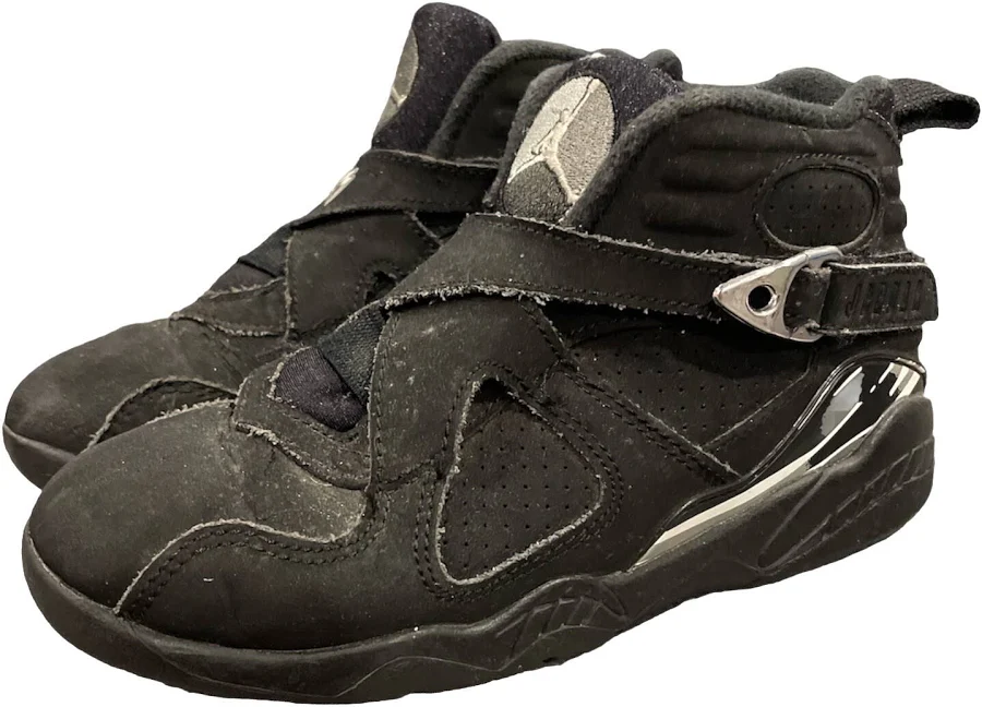 Air Jordan 8 Retro 'chrome' Black/graphite 305369-003 - 13c Sneakers