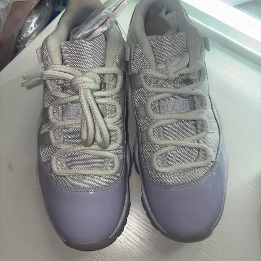 Jordan Shoes | Air Jordan 11 Retro Lows ‘Pure Violet’ | Color: Gray/Purple | Size: 7 | Luciamaee's Closet