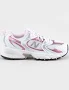 New Balance 530 Girls Shoes - White / Pink - Size: 3.5