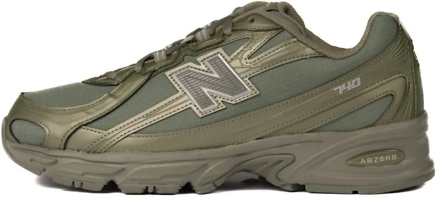 Men's 740 Sneakers In Green Grey