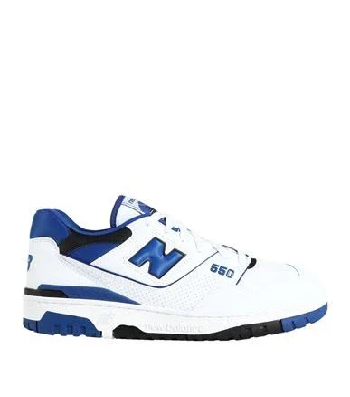 New Balance 550 Man Sneakers White Size 4 Soft Leather