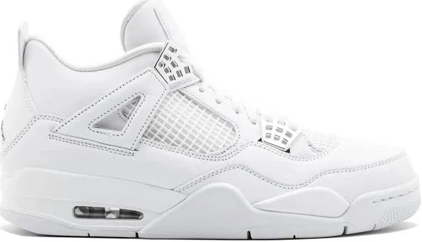 Jordan - Air Jordan 4 Retro "Pure Money" sneakers - unisex - Calf Leather - 10.5 - White