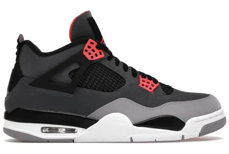 Jordan Men's 4 Retro Infrared Basketball Shoes, from StockX