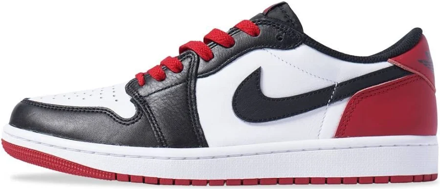 Air Jordan Men's Retro 1 Low OG Black Toe