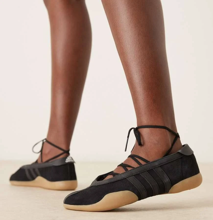 adidas Originals Taekwondo Mei ballet flats in black