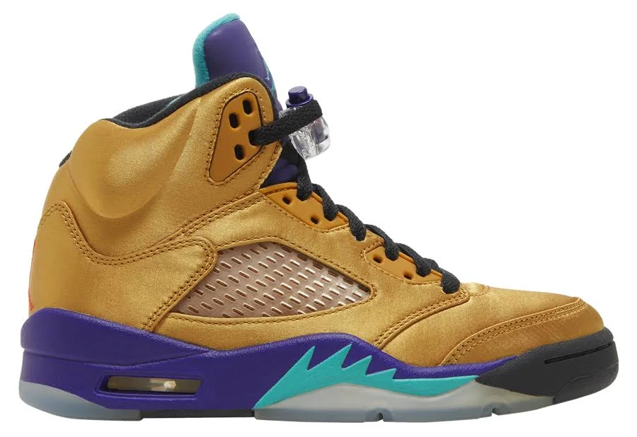 Jordan 5 Retro 'fresh Prince Of Bel-air' Friends & Family - Gold