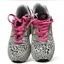New Balance Shoes | New Balance Animal Print Sneakers With Pink Accents | Color: Black/White | Size: 6 | Vickydoll02's Closet