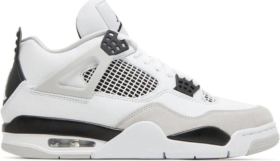 Air Jordan 4 Retro 'Military Black' | White | Men's Size 4.5