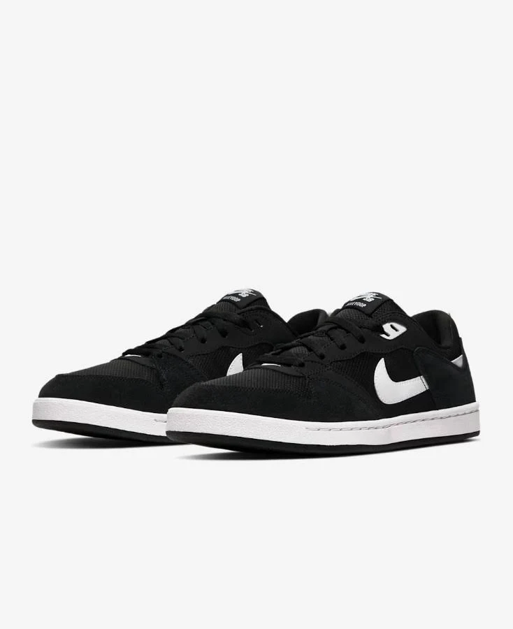 Nike Sb Alleyoop Gs Black White Kids Youth Skate Boarding Shoes