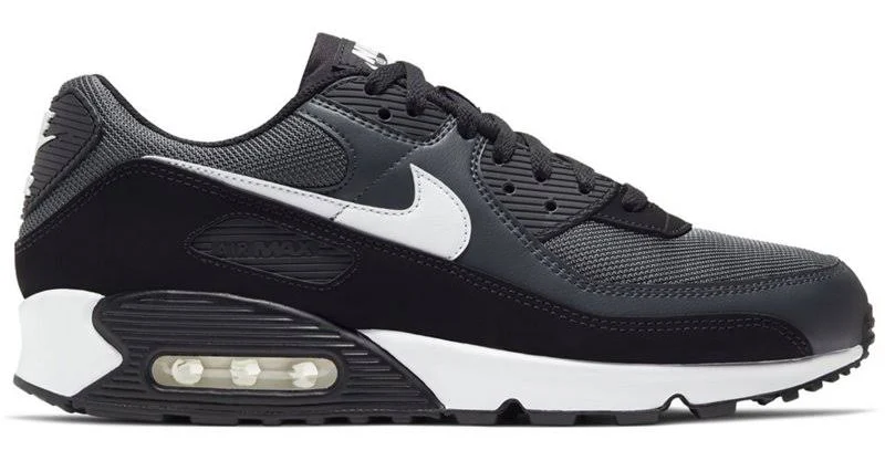 Nike Men’s Air Max 90 Shoes Black/White - Men's Active at Academy Sports