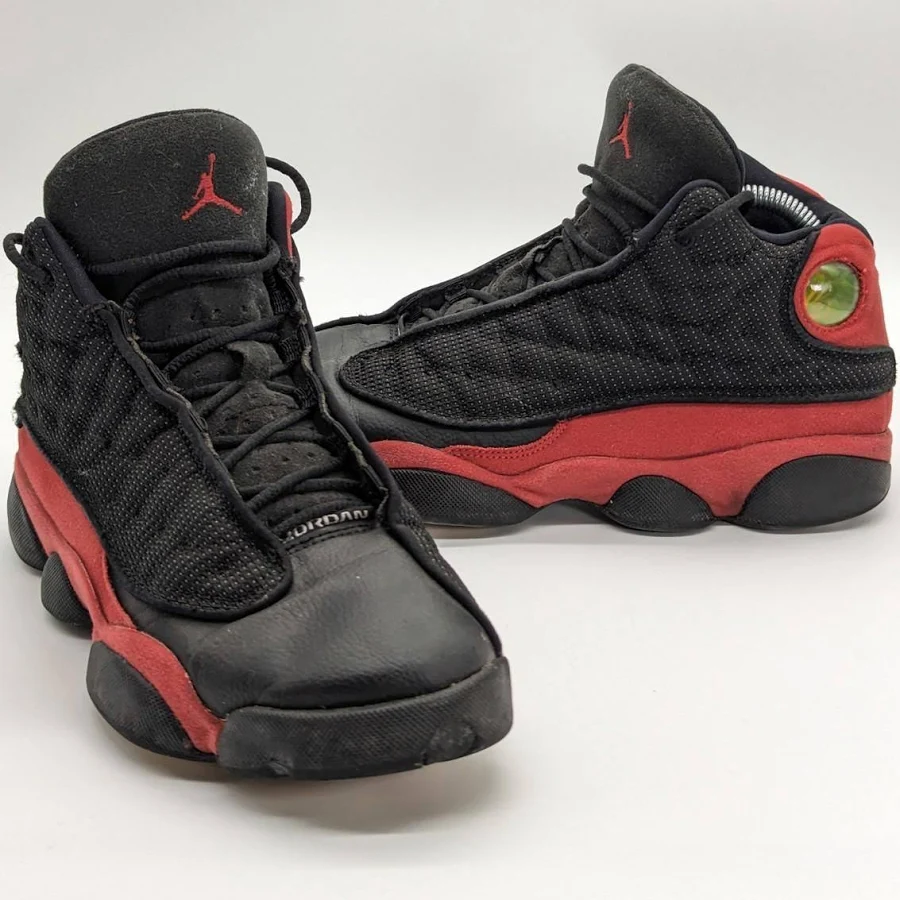 Nike Air Jordan 13 Bred Retro GS 414574-010 Black Red Youth Size 7Y Women's 8.5
