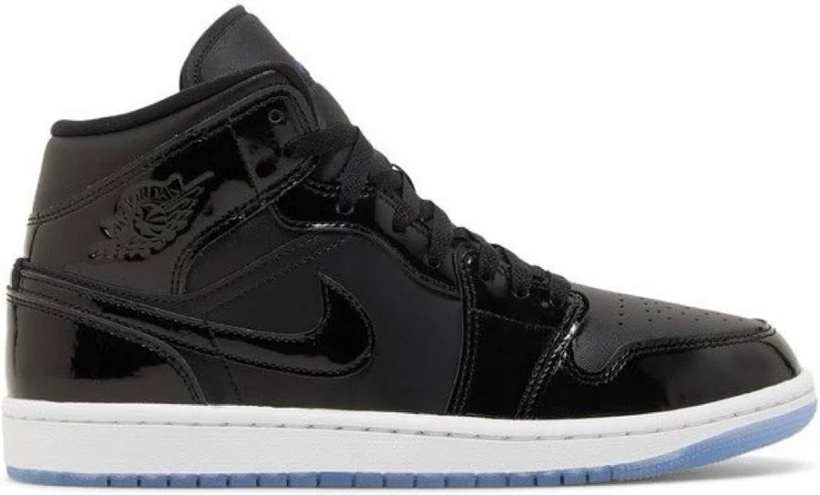 Jordan 1 Mid Se Space Jam Black Concord Retro Rare Dv1308-004 Size 9 -