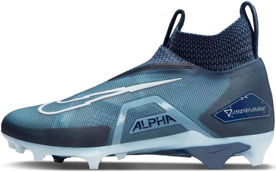 Nike Alpha Menace Elite 3 Football Cleats - Navy/armory Blue/midnight Navy