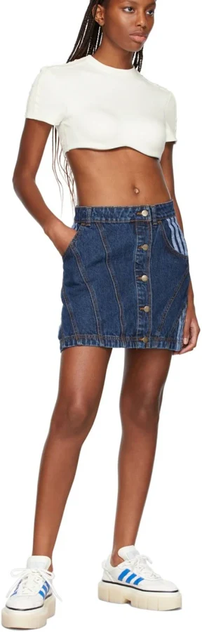 Women's Adidas Ivy Park x Denim Skirt
