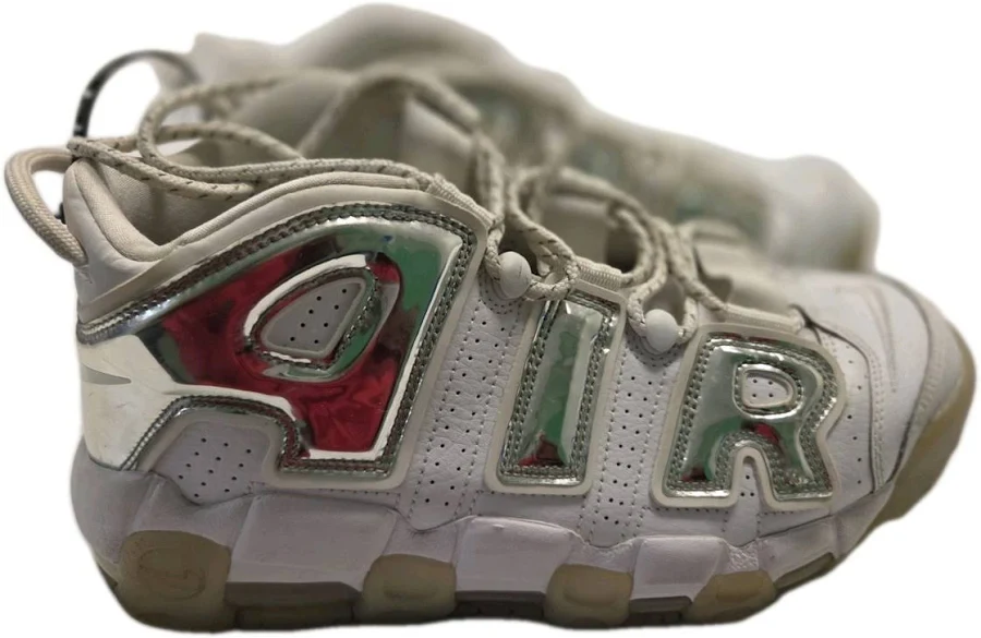 Nike Air More Uptempo 2017 Chrome Gum White/silver Men’s Size 9
