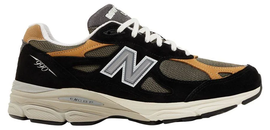 Teddy Santis x New Balance 990v3 Made in USA 'Black Tan' | Men's Size 4