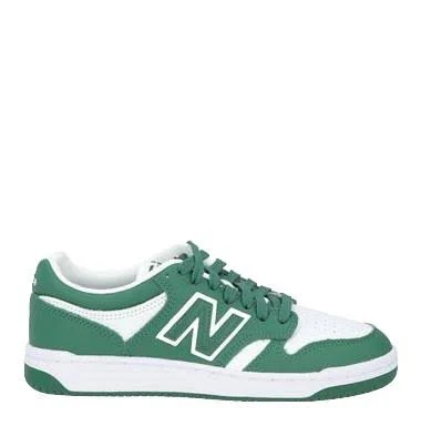 New Balance 480 Low-top Men Sneakers In Emerald Leather - Green