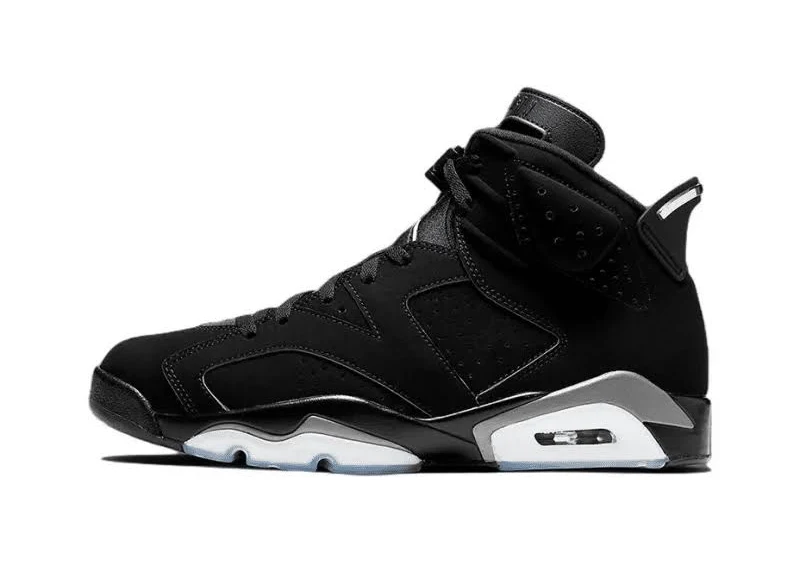 Air Jordan 6 Retro Chrome Metallic Silver - DX2836-001 Running Sneakers