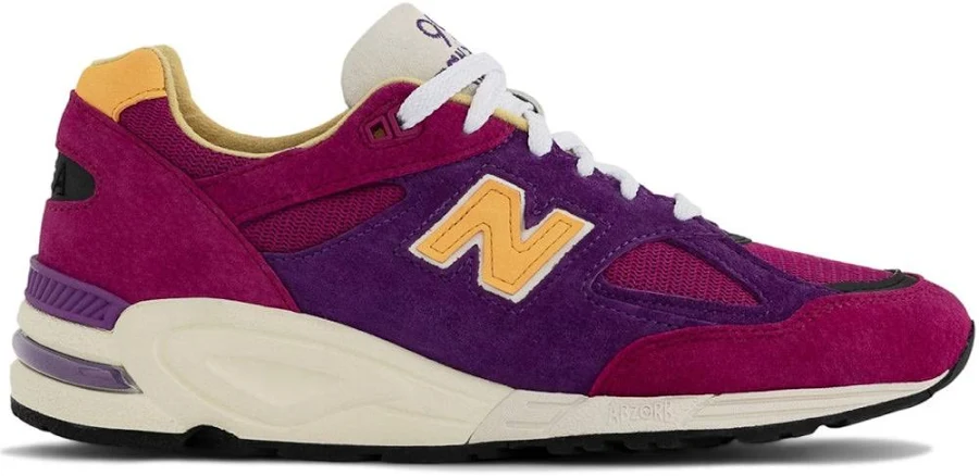 New Balance 990V2 MADE IN USA X TEDDY SANTIS SNEAKERS, PURPLE / 44