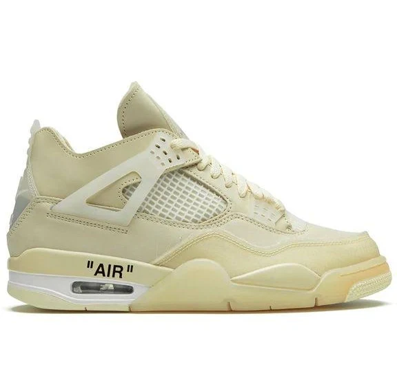 Nike Women's Air Jordan 4 Retro Sp "off-white - Natural - Low-top sneakers - 5