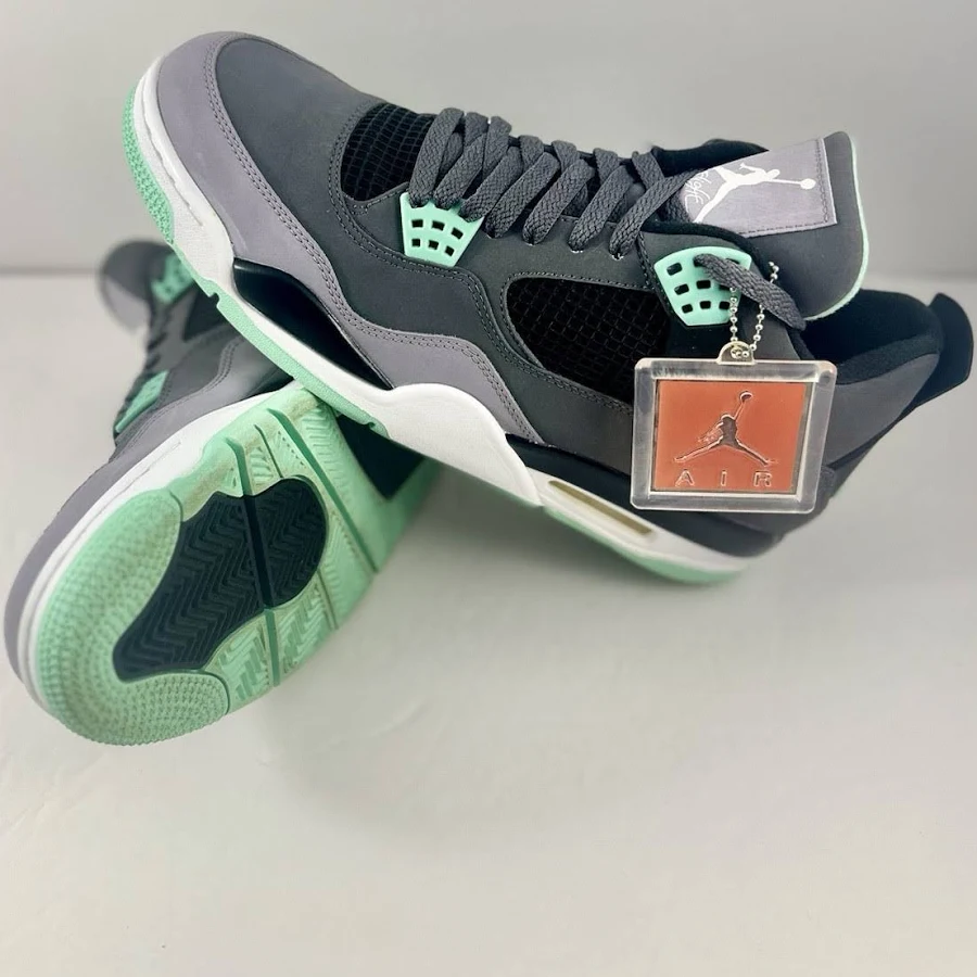 Men's Air Jordan 4 Retro Green Glow