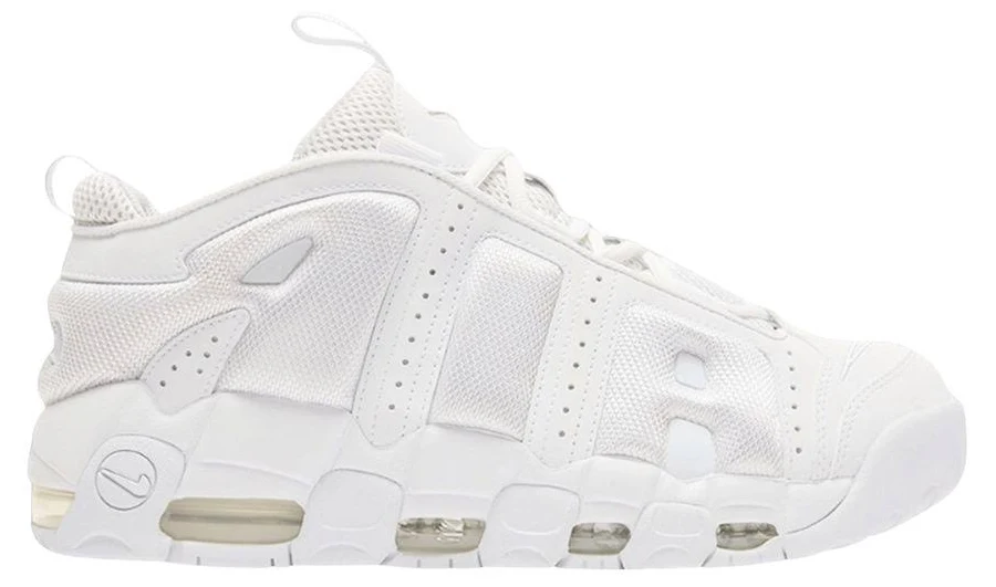Nike Air More Uptempo Low 'Triple White' | Men's Size 15