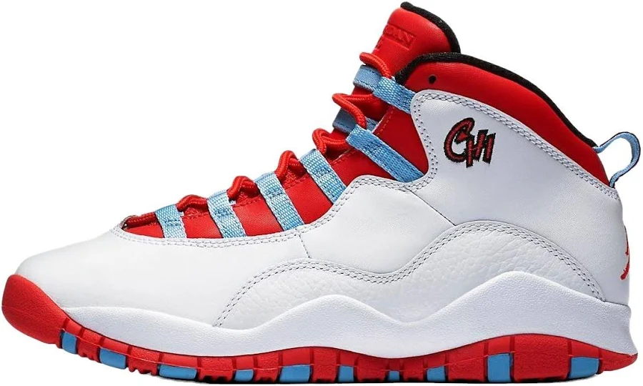 Jordan 10 Retro 'city Pack Chicago - White/university Blue-black-brght Crmsn