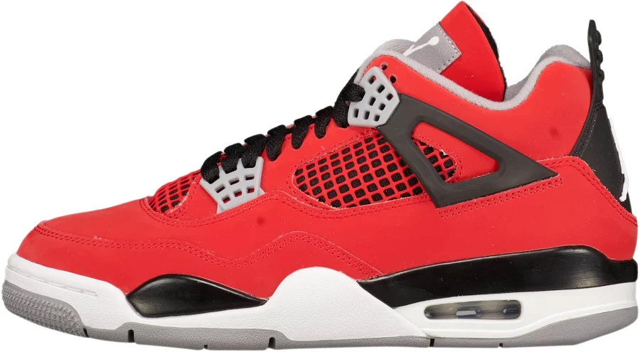 Air Jordan 4 'Toro Bravo' FIRE RED/WHITE-BLACK-CEMENT GREY / 8.5