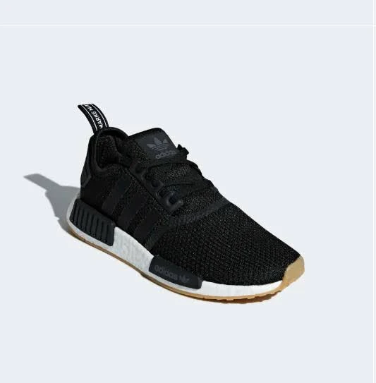 Adidas Men's Original Nmd R1 Boost Athletic Core Black/gum Tennis