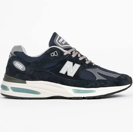 New Balance Men's 991V2 Low-Top Suede Sneakers Made in UK