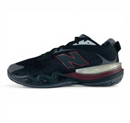 New Balance Hesi Low v2 Black Classic Crimson Men's Basketball Shoes Bbhslmt2, Men's U.s. Shoe Size 10.5